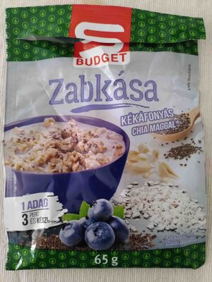 Kék áfonyás zabkasa