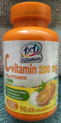 C-vitamin 200 mg + D3-vitamin + cink