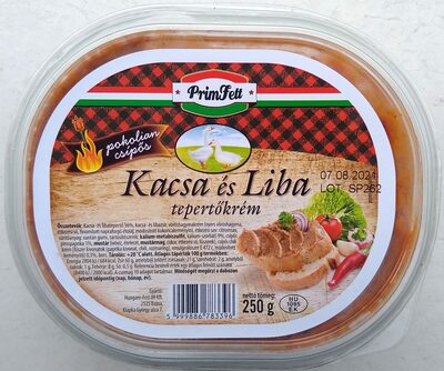 Kacsa és Liba tepertőkrém - csípős