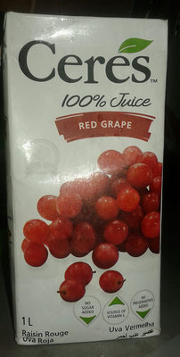 Ceres Red Grape 100% Fruit Juice