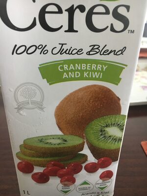 Ceres Cranberry And Kiwi 100% Fruit Juice