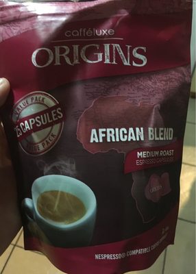 Caffeluxe Origins- African Blend- Nespresso Compatible Capsules 25 Pack