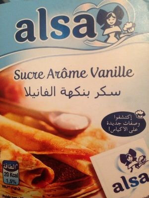 sucre arôme vanille