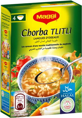 MAGGI Soupe déshydratée Halal Chorba Tlitli 110g