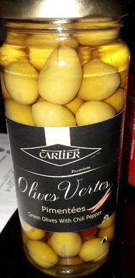 Olives vertes pimentées