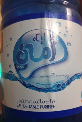 Eau de table purifiée