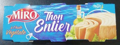 thon Entier a l'huile végétale