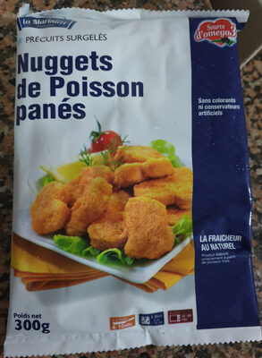 Nuggets de poisson panés