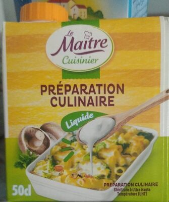 Préparation culinaire liquide