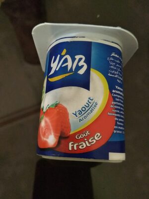yaourt aromatisé goût fraise