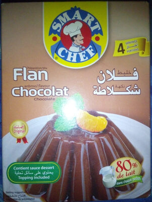 préparation flan arôme chocolat