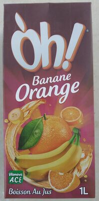 Boisson au jus Banane orange
