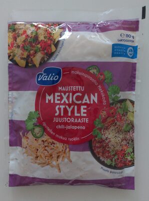 Maustettu Mexican style juustoraaste