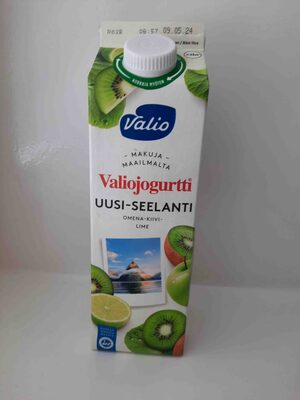Laktoositon omena-kiivi-limejogurtti