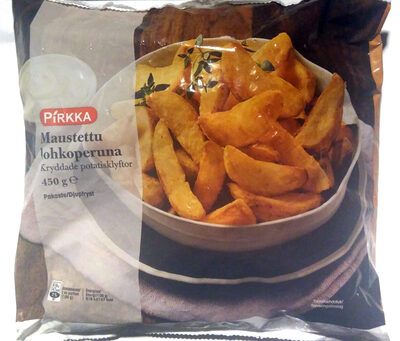 Maustettu lohkoperuna