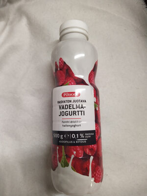 Rasvaton juotava vadelmajogurtti