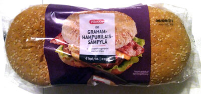 Iso grahamhampurilaissämpylä