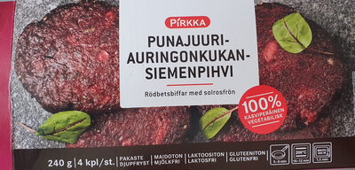 Punajuuri-Auringonkukansiemenpihvi