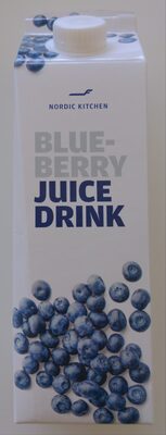 Blueberry juice drink