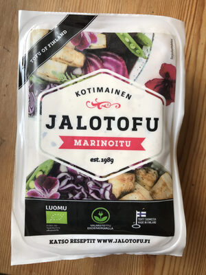 Jalotofu marinoitu