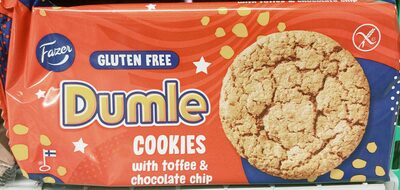 Gluten Free Dumle Cookies with toffee & chocolate chip