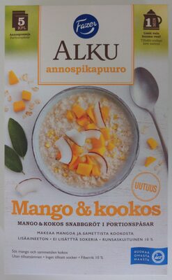 Annospikapuuro Mango & kookos
