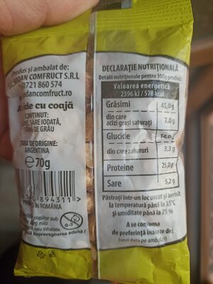 Arahide cu coaja