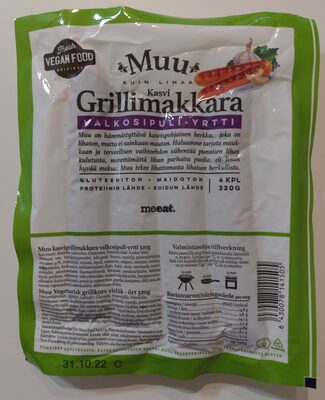 Kasvigrillimakkara valkosipuli-yrtti