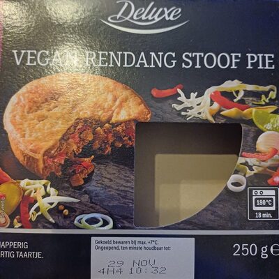 vegan rendang stoof pie
