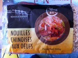 Nouilles chinoises aux œufs