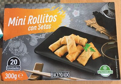 Mini rollitos con setas