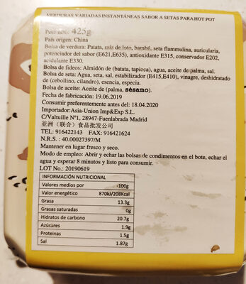 fondue chinoise autochauffant