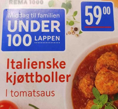 Italienske kjøttboller i tomatsaus