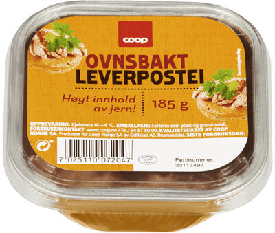 Ovnsbakt Leverpostei