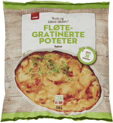Fløtegratinerte Poteter