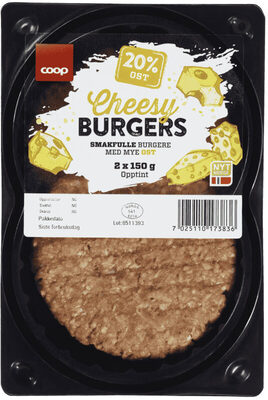 Cheesy Burgers med 21% ost