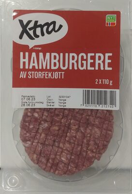 Hamburgere av storfekjøtt