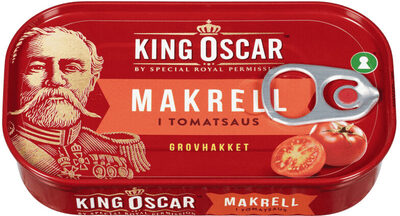 King Oscar Grovrevet Makrell 80g