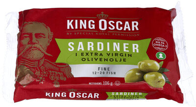 Sardiner i Olivenolje 106g King Oscar