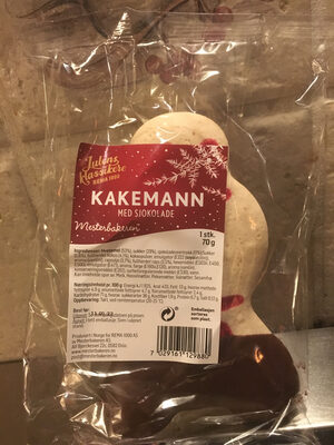 Kakemann med sjokolade