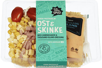 Pastasalat Ost og Skinke 325g