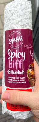 Rullekebab Spicy Biff