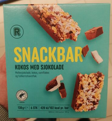 Snackbar Kokos med Sjokolade
