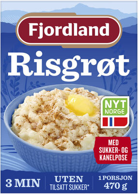 Risgrøt Sukker&Kanel 470g Fjordland