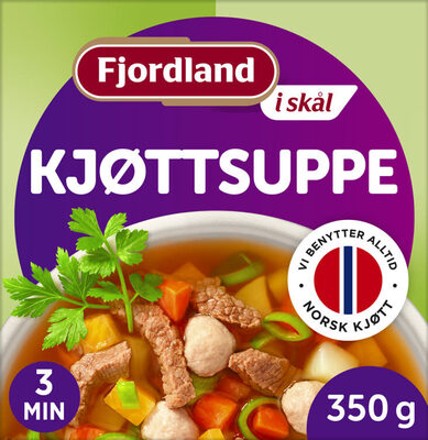 Kjøttsuppe 350g Fjordland