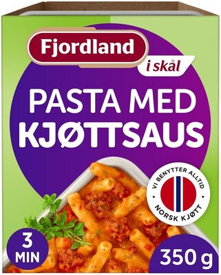 Pasta med Kjøttsaus Med tomat, løk og urter, 350 g