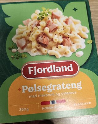 Pølsegrateng med makaroni og ostesaus