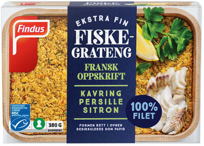 Extra Fine Fish Gratin, French Recipe