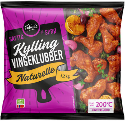 Kyllingklubber Frys 1,2kg Folkets