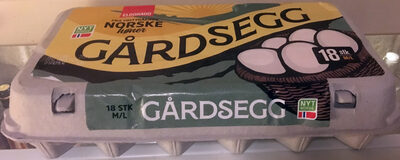 Gårdsegg 18stk